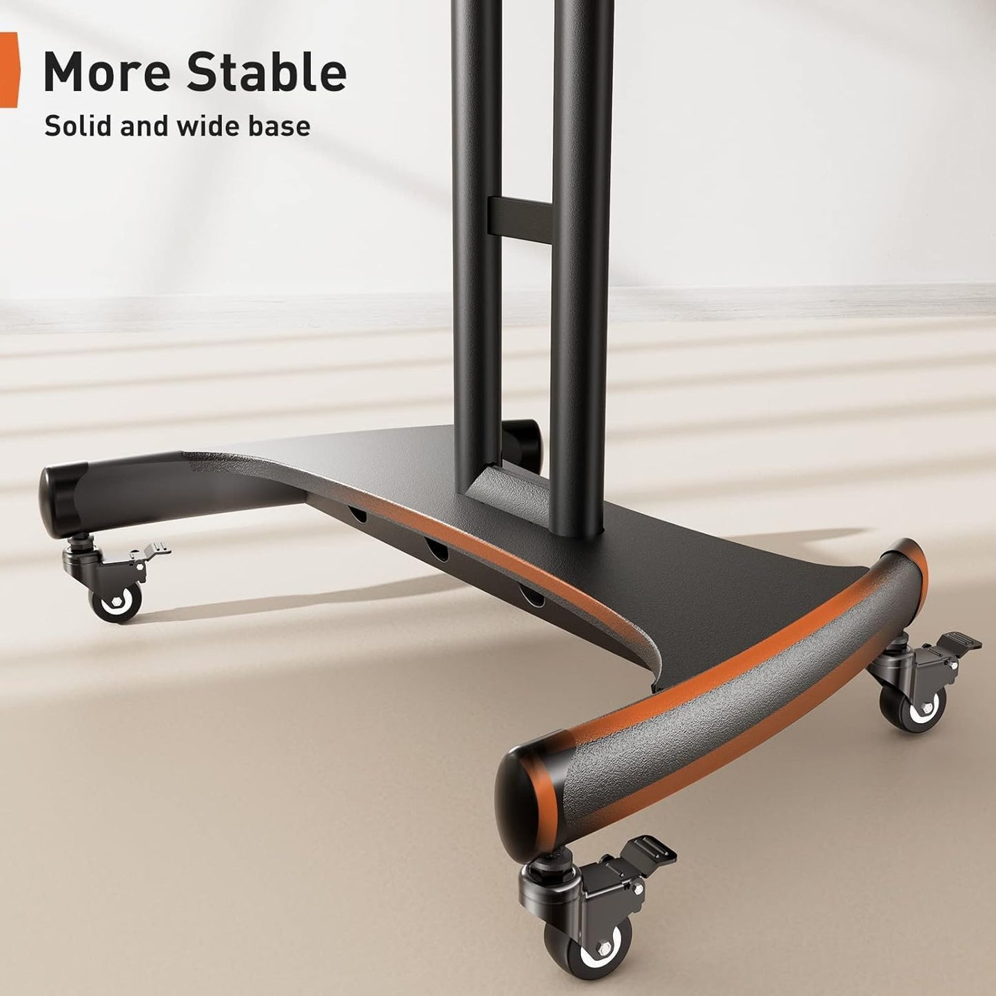 Heavy-Duty TV Cart For 32" To 82" TVs