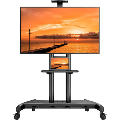 Heavy-Duty TV Cart For 55" To 90" TVs
