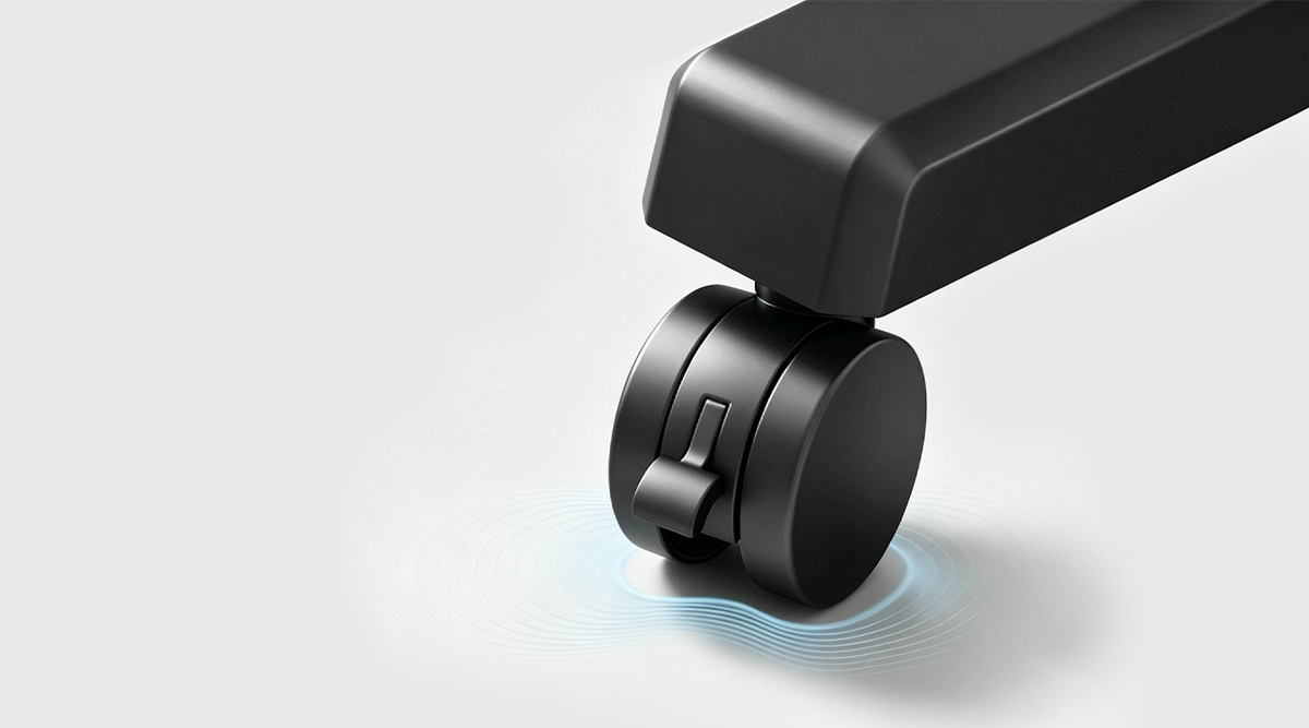 Quiet Locking Wheels