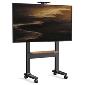 Motorized Mobile TV Stand on Wheels for 37–86 Inch TVs