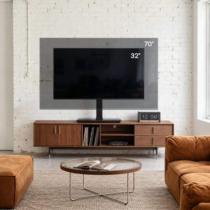 Tilting Tabletop TV Stand for 32" to 70" TVs | TS17
