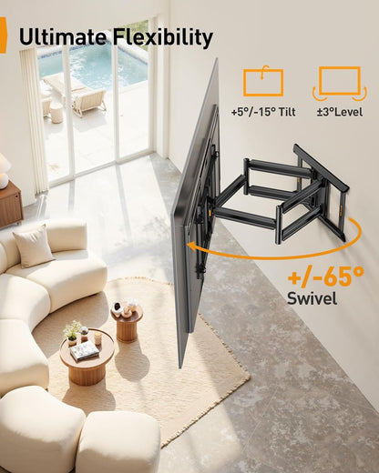 Perlegear TV Wall Mount for 55-120 Inch TVs, PGXLF03B-US