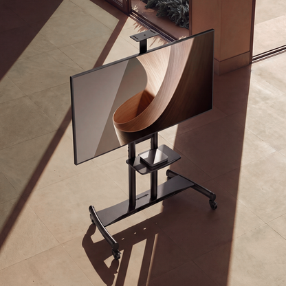 Heavy-Duty TV Cart For 55" To 90" TVs