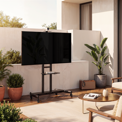 Heavy-Duty TV Cart For 55" To 90" TVs