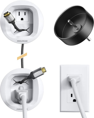 In-Wall Cable Management Kit for TVs and Speakers