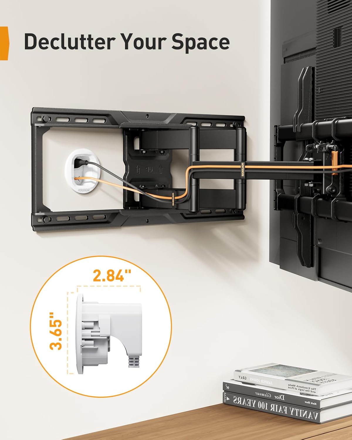 In-Wall Cable Management Kit for TVs and Speakers