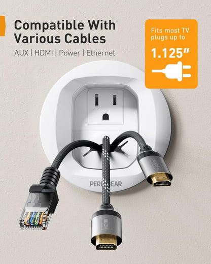 In-Wall Cable Management Kit for TVs and Speakers