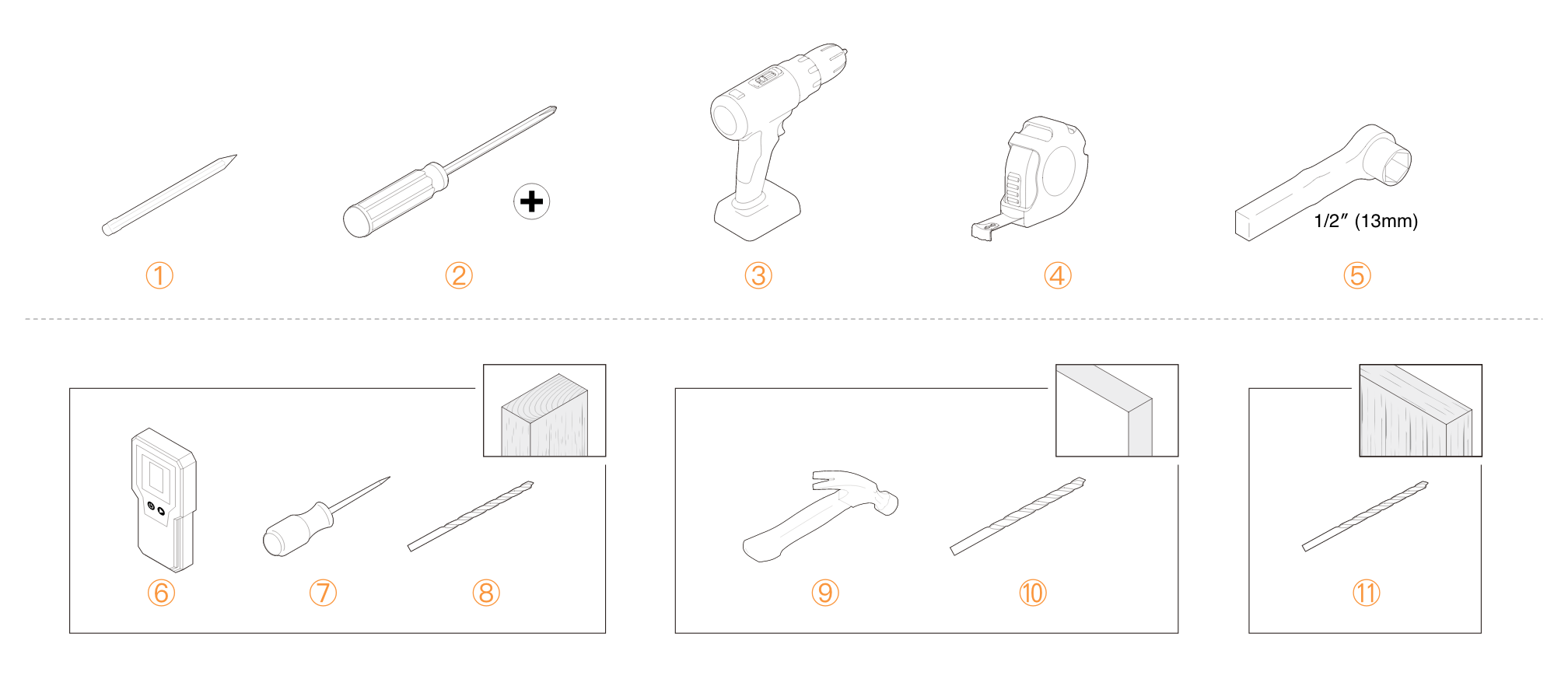 Gather Required Tools (not included)