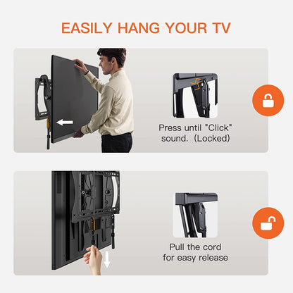 Tilt TV Wall Mount For 37" To 75" TVs, PGLT1