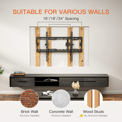 Tilt TV Wall Mount For 37" To 75" TVs, PGLT1