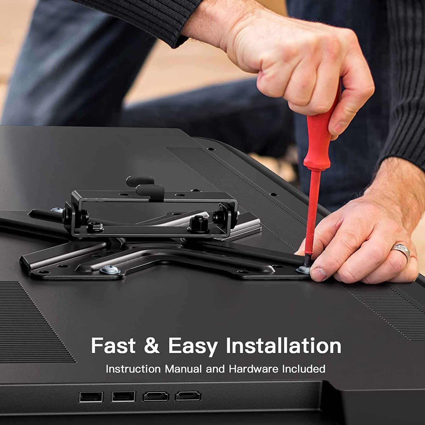 Swivel Tabletop TV Stand For 13" To 50" TVs