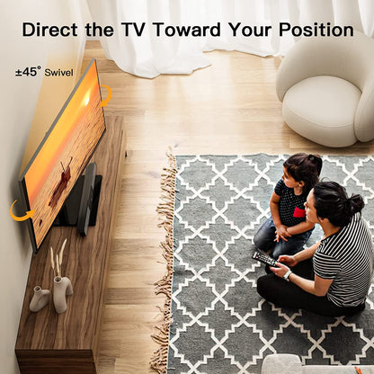 Swivel Tabletop TV Stand For 13" To 50" TVs