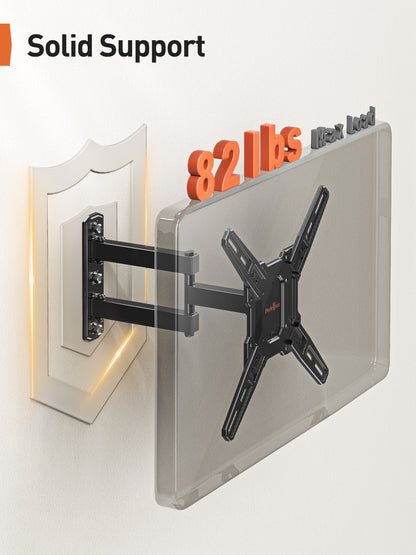 Full Motion TV Wall Mount For 26" to 65" TVs, PGMF3