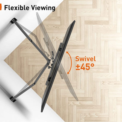 Perlegear Corner TV Wall Mount for Most 32-60 inch TVs up to 99 lbs, PGCMF4