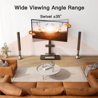 Swivel Tabletop TV Stand For 37