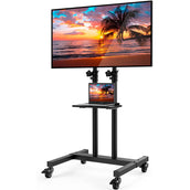 Heavy-Duty TV Cart For 32" To 75" TVs