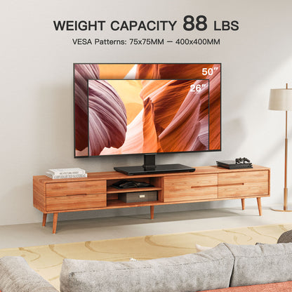 Swivel Tabletop TV Stand For 26" to 50" TVs