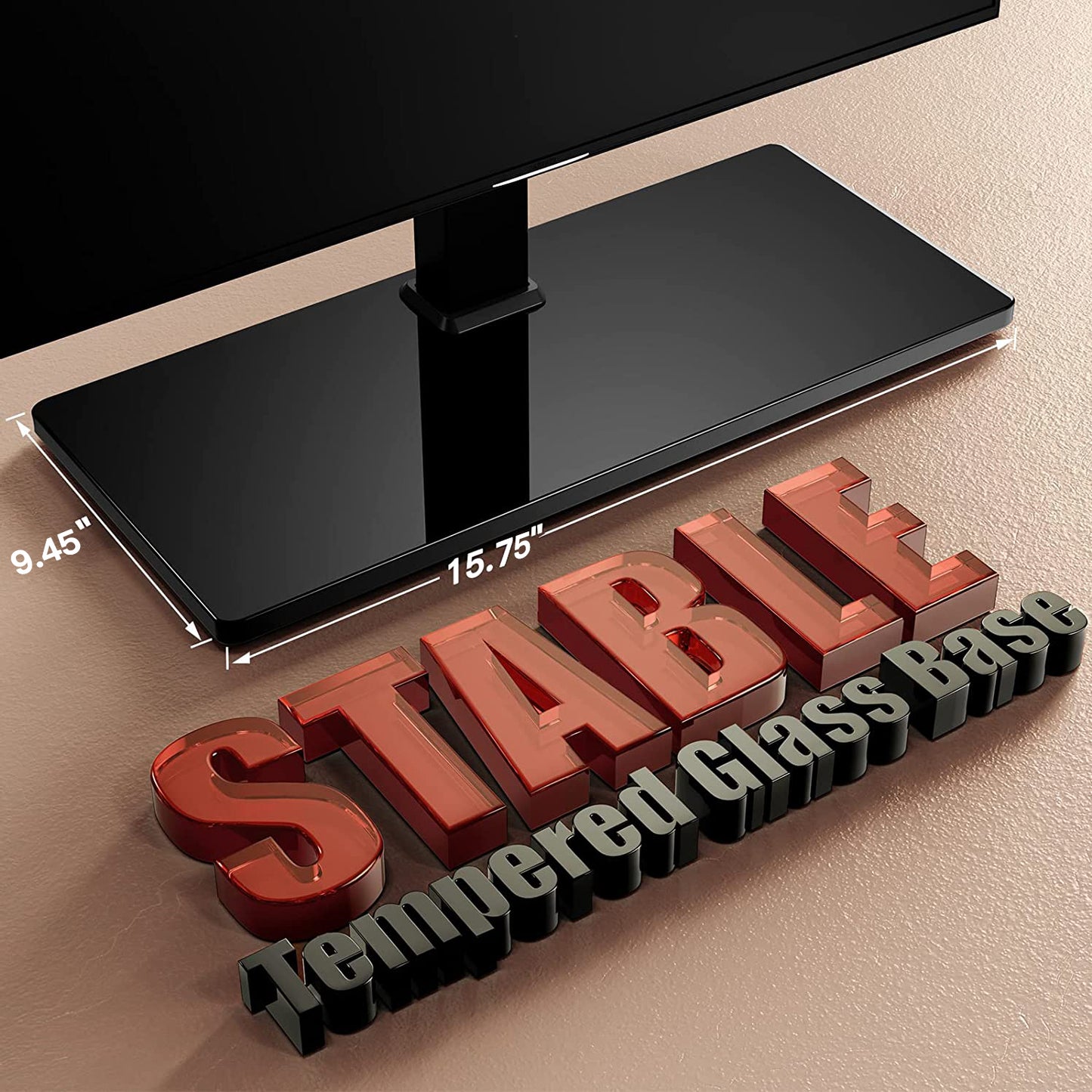Swivel Tabletop TV Stand For 26" to 50" TVs