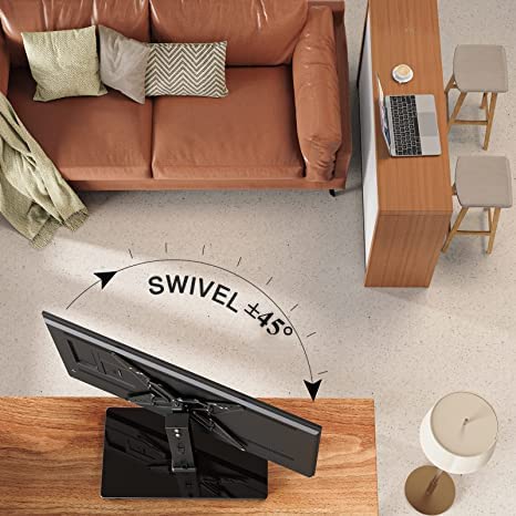 Swivel Tabletop TV Stand For 26" to 50" TVs