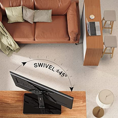 Swivel Tabletop TV Stand For 26" to 50" TVs