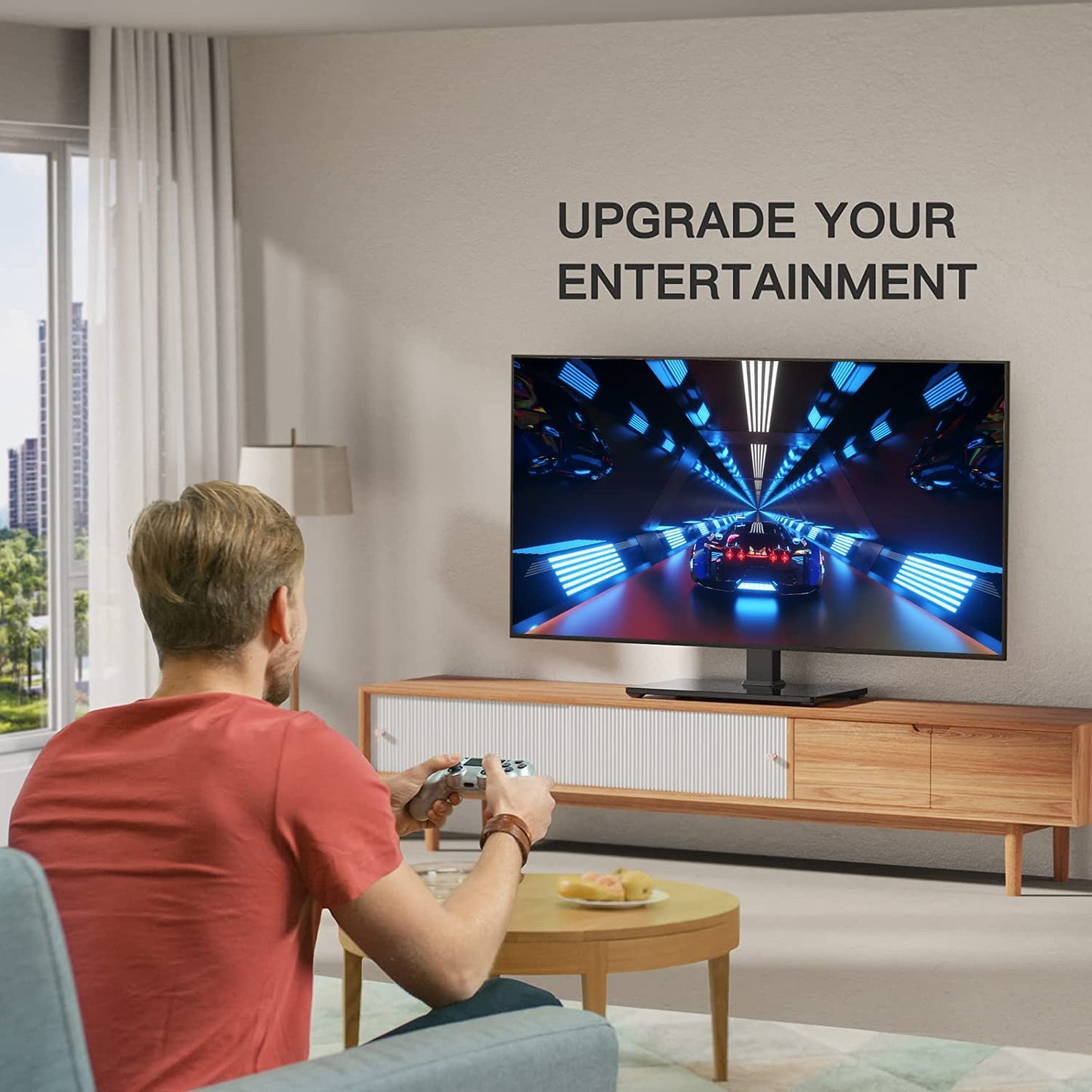 Swivel Tabletop TV Stand For 26" to 50" TVs