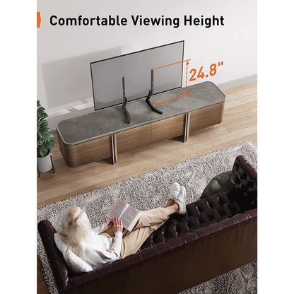 Fixed Tabletop TV Stand For 32" To 55" TVs