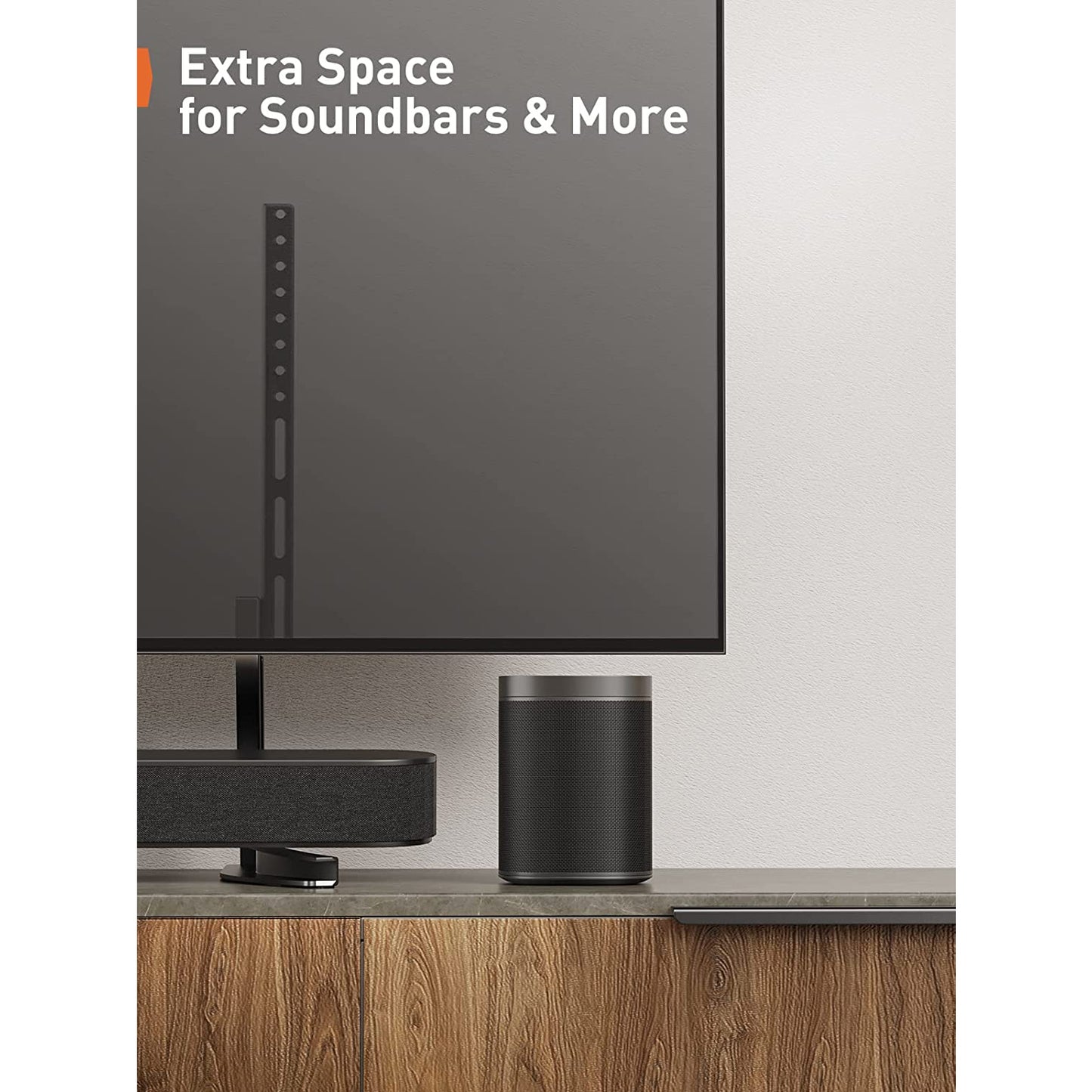 Fixed Tabletop TV Stand For 32" To 55" TVs