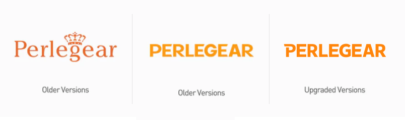 Perlegear logo versions